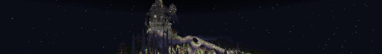Panorama of the Minecraft Bedrock Marketplace product Castle of Horrors created by Eescal Studios.