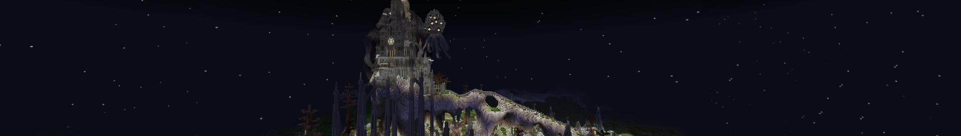 Panorama of the Minecraft Bedrock Marketplace product Castle of Horrors created by Eescal Studios.