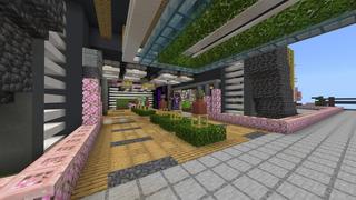 Screenshot of the Minecraft Bedrock Marketplace product Cherry Mansion created by Eescal Studios.
