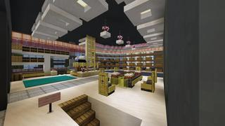 Screenshot of the Minecraft Bedrock Marketplace product Cherry Mansion created by Eescal Studios.