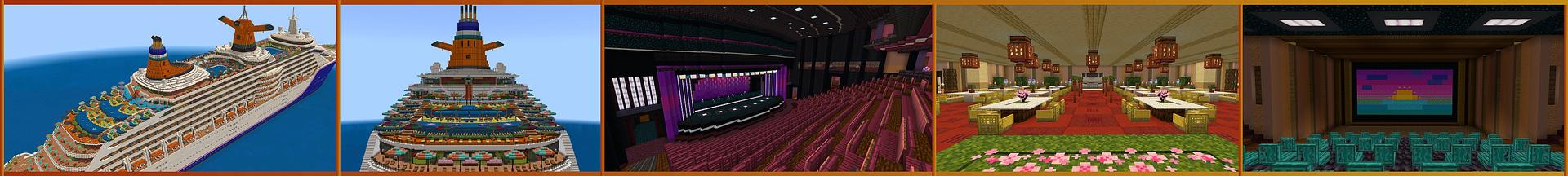 Panorama of the Minecraft Bedrock Marketplace product Cruise Ultra Luxury created by Eescal Studios.