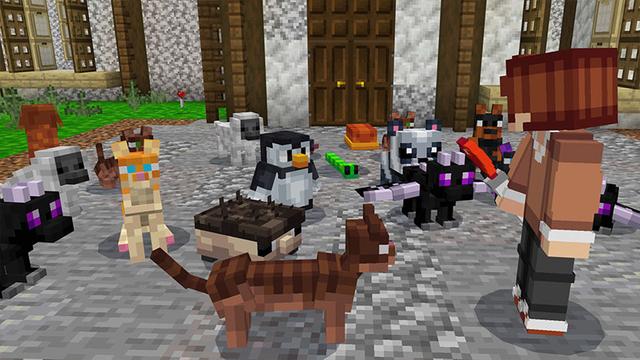 Screenshot of the Minecraft Bedrock Marketplace product Cute Pets created by Eescal Studios.
