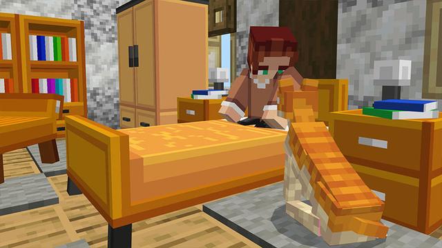 Screenshot of the Minecraft Bedrock Marketplace product Cute Pets created by Eescal Studios.