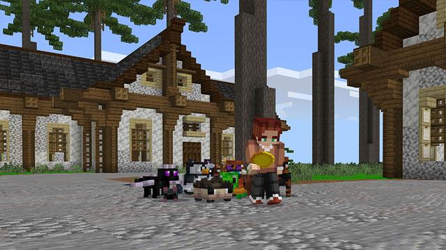 Screenshot of the Minecraft Bedrock Marketplace product Cute Pets created by Eescal Studios.