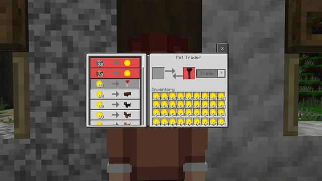 Screenshot of the Minecraft Bedrock Marketplace product Cute Pets created by Eescal Studios.
