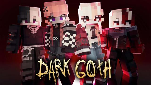 Thumbnail of the Minecraft Bedrock Marketplace product Dark Goth created by Eescal Studios.