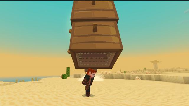 Screenshot of the Minecraft Bedrock Marketplace product Desert Revamped Add-On created by Eescal Studios.