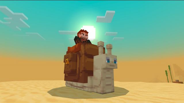 Screenshot of the Minecraft Bedrock Marketplace product Desert Revamped Add-On created by Eescal Studios.