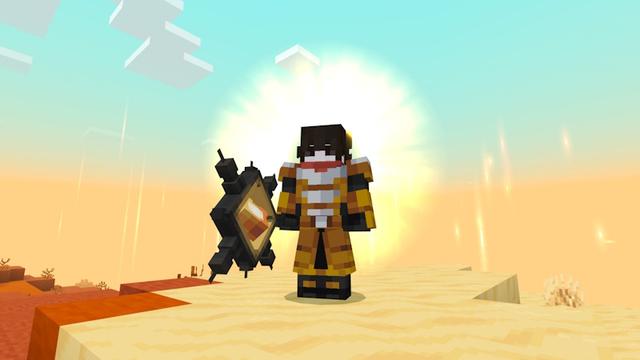 Screenshot of the Minecraft Bedrock Marketplace product Desert Revamped Add-On created by Eescal Studios.
