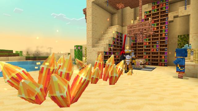 Screenshot of the Minecraft Bedrock Marketplace product Desert Revamped Add-On created by Eescal Studios.