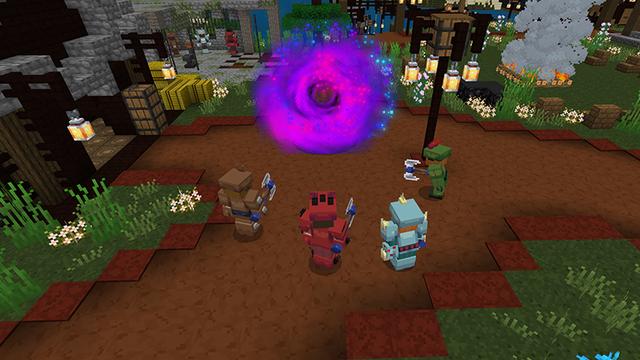 Screenshot of the Minecraft Bedrock Marketplace product Dragons Mash-Up created by Eescal Studios.