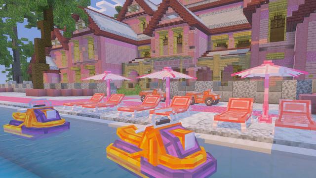 Screenshot of the Minecraft Bedrock Marketplace product Dream Mansion created by Eescal Studios.