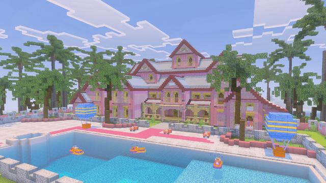 Screenshot of the Minecraft Bedrock Marketplace product Dream Mansion created by Eescal Studios.