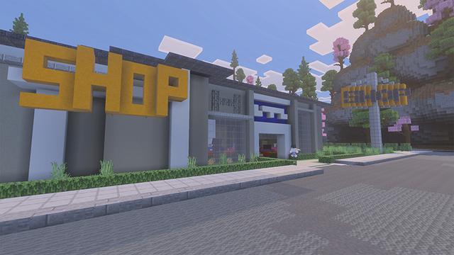 Screenshot of the Minecraft Bedrock Marketplace product Dream Pastel Furniture created by Eescal Studios.