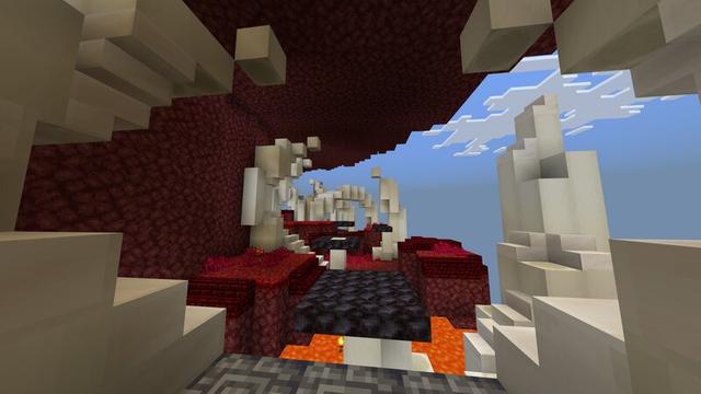 Screenshot of the Minecraft Bedrock Marketplace product Elemental Tower Parkour created by Eescal Studios.