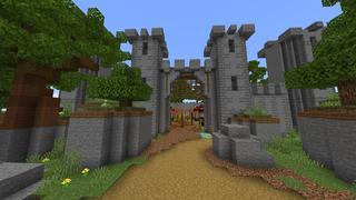 Screenshot of the Minecraft Bedrock Marketplace product Elemental Tower Parkour created by Eescal Studios.