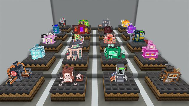 Screenshot of the Minecraft Bedrock Marketplace product Factories Add-On created by Eescal Studios.