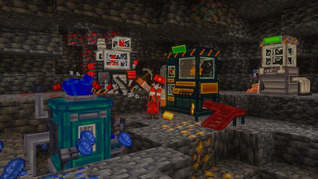Screenshot of the Minecraft Bedrock Marketplace product Factories Add-On created by Eescal Studios.