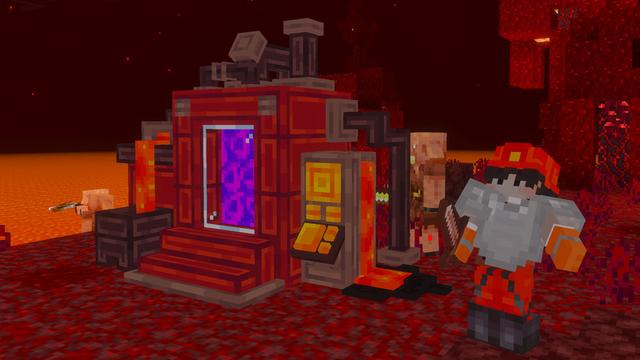 Screenshot of the Minecraft Bedrock Marketplace product Factories Add-On created by Eescal Studios.