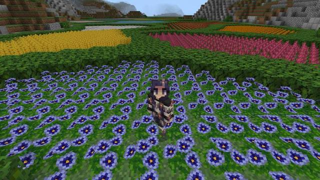 Screenshot of the Minecraft Bedrock Marketplace product Flower Expansion created by Eescal Studios.