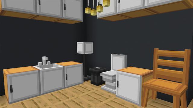 Screenshot of the Minecraft Bedrock Marketplace product Furnish IT created by Eescal Studios.