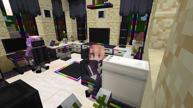 Screenshot of the Minecraft Bedrock Marketplace product Furniture RGB created by Eescal Studios.