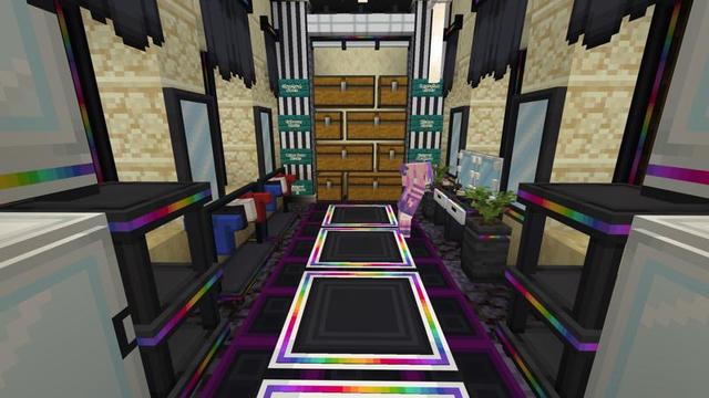 Screenshot of the Minecraft Bedrock Marketplace product Furniture RGB created by Eescal Studios.