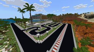 Screenshot of the Minecraft Bedrock Marketplace product Futuristic Mansion created by Eescal Studios.