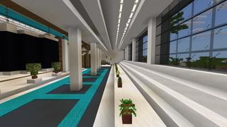 Screenshot of the Minecraft Bedrock Marketplace product Futuristic Mansion created by Eescal Studios.