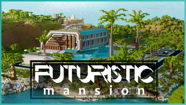Thumbnail of the Minecraft Bedrock Marketplace product Futuristic Mansion created by Eescal Studios.