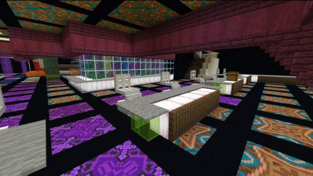 Screenshot of the Minecraft Bedrock Marketplace product Giant Cyber Mansion created by Eescal Studios.
