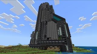 Screenshot of the Minecraft Bedrock Marketplace product Giant Cyber Mansion created by Eescal Studios.