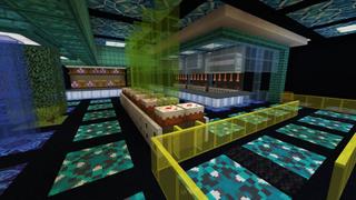 Screenshot of the Minecraft Bedrock Marketplace product Giant Cyber Mansion created by Eescal Studios.