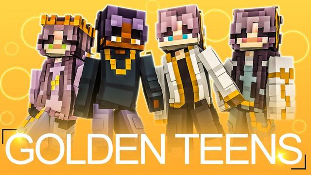 Thumbnail of the Minecraft Bedrock Marketplace product Golden Teens created by Eescal Studios.