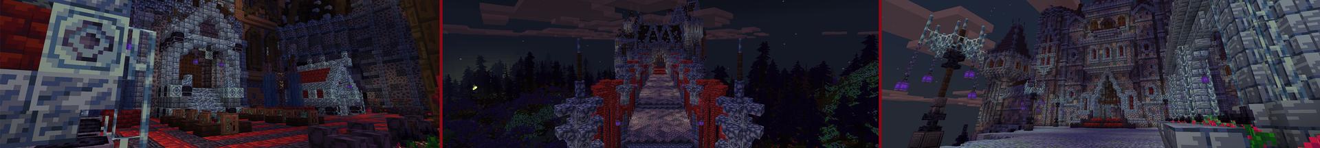 Panorama of the Minecraft Bedrock Marketplace product Gothic created by Eescal Studios.