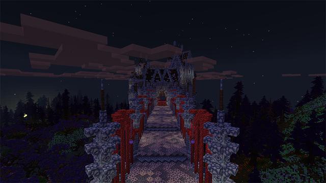 Screenshot of the Minecraft Bedrock Marketplace product Gothic created by Eescal Studios.