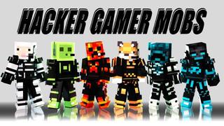 Thumbnail of the Minecraft Bedrock Marketplace product Hacker Gamer Mobs created by Eescal Studios.