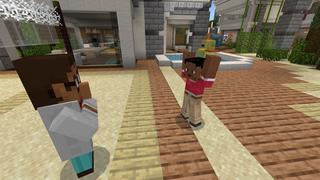 Screenshot of the Minecraft Bedrock Marketplace product Hacker Mansion created by Eescal Studios.