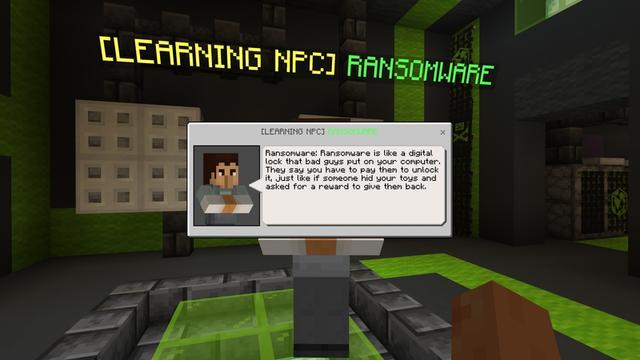 Screenshot of the Minecraft Bedrock Marketplace product Hacker Mansion created by Eescal Studios.