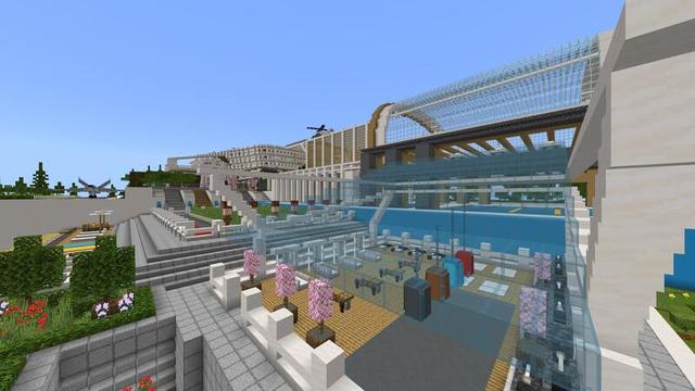 Screenshot of the Minecraft Bedrock Marketplace product Headquarters created by Eescal Studios.