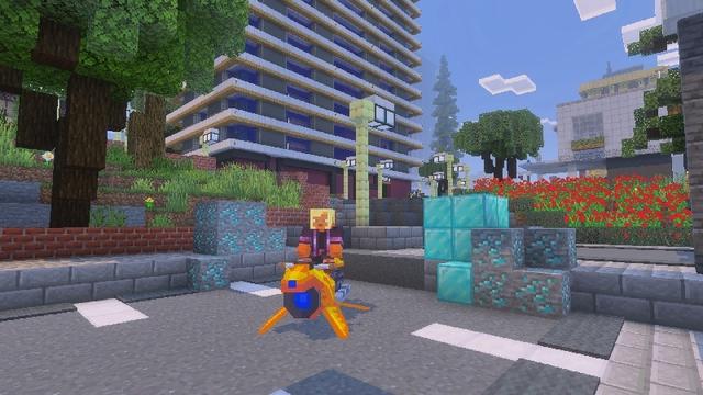 Screenshot of the Minecraft Bedrock Marketplace product HyperCars created by Eescal Studios.
