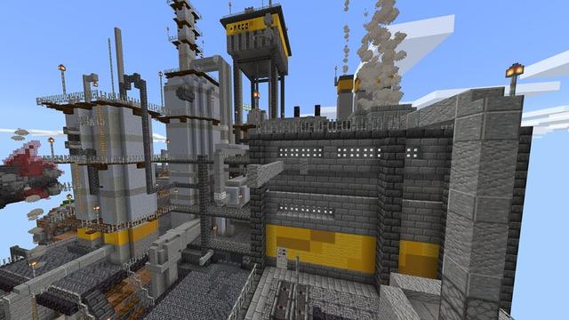 Screenshot of the Minecraft Bedrock Marketplace product Industrial Skyblock created by Eescal Studios.