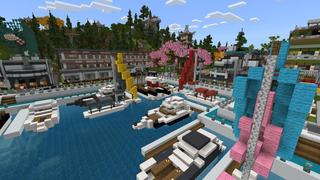 Screenshot of the Minecraft Bedrock Marketplace product Japanese Modern City created by Eescal Studios.