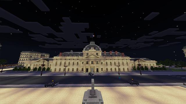 Screenshot of the Minecraft Bedrock Marketplace product Life in Paris created by Eescal Studios.