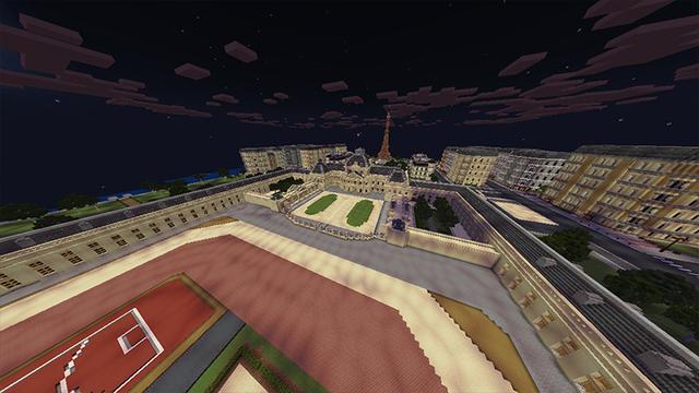 Screenshot of the Minecraft Bedrock Marketplace product Life in Paris created by Eescal Studios.