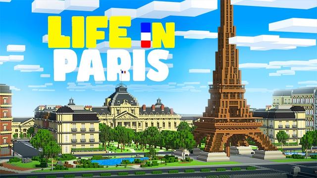 Thumbnail of the Minecraft Bedrock Marketplace product Life in Paris created by Eescal Studios.