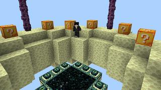 Screenshot of the Minecraft Bedrock Marketplace product Lucky Skyblock created by Eescal Studios.