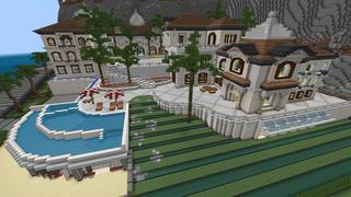 Screenshot of the Minecraft Bedrock Marketplace product Demeures de luxe created by Eescal Studios.