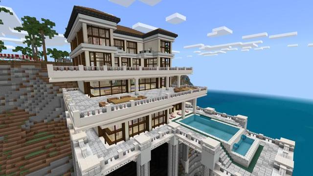 Screenshot of the Minecraft Bedrock Marketplace product Luxury Mansions created by Eescal Studios.