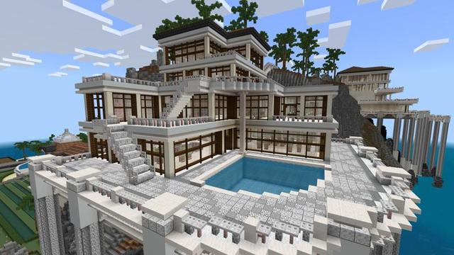 Screenshot of the Minecraft Bedrock Marketplace product Luxury Mansions created by Eescal Studios.
